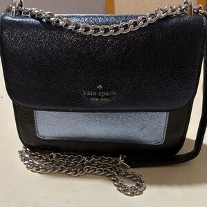 Kate Spade Black and Gray Crossbody Bag